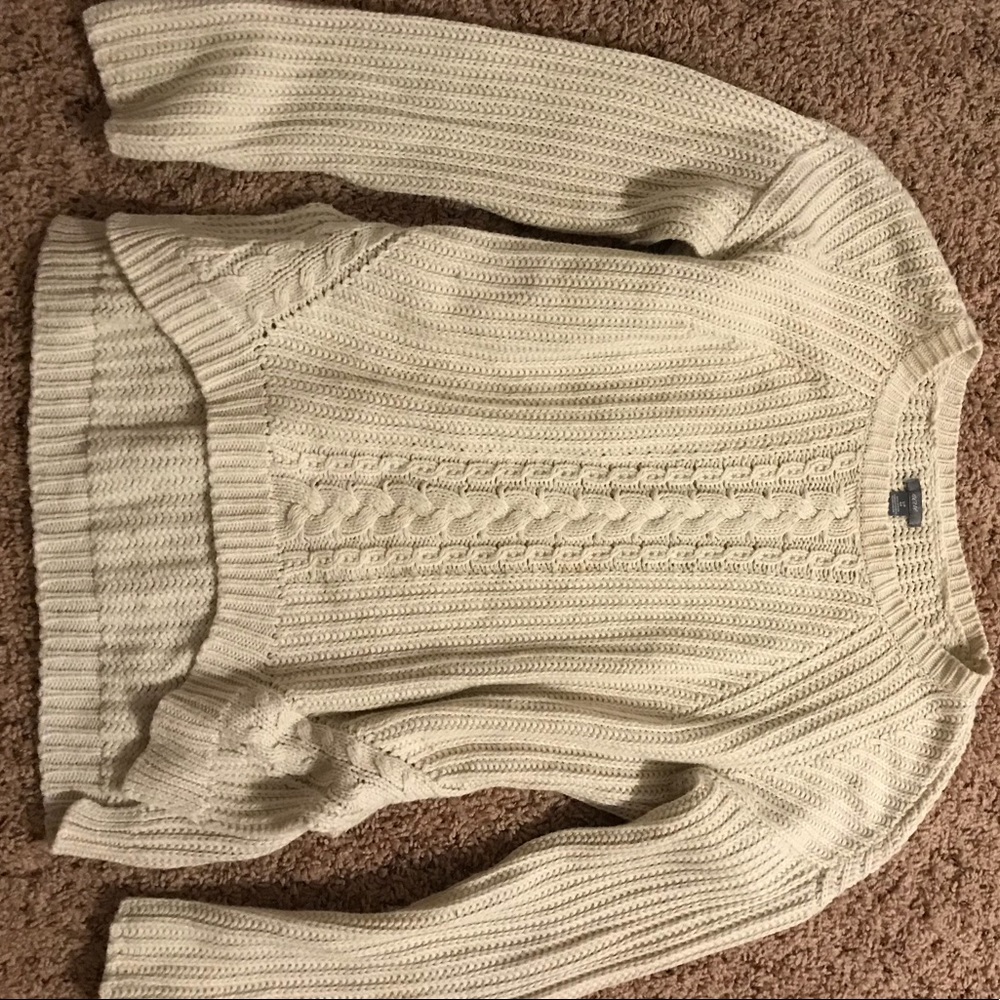 Cream sweater